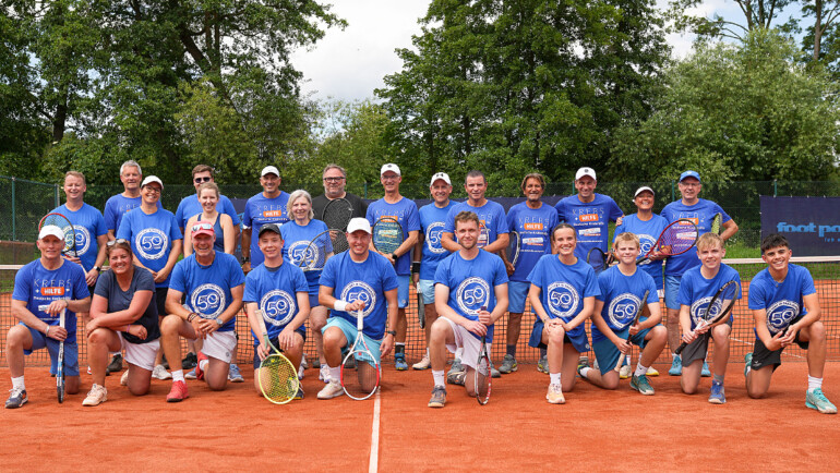 Tennisturnier, bei dem es nur Sieger gab