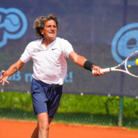 Manolo Arroyo Rosales (Ober-Mörler TC), Tennis Herren 60 Regionalliga Süd-West - Ober-Mörler TC OMTC, Bad Nauheim, Tennisclub Rot-Weiss Bad Nauheim, 13.05.23