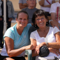 Eva Nause mit Mutter, Deutsche Tennis Mannschaftsmeisterschaft 2025 Herren 60, Ober-Mörlen, Ober-Mörler TC, 07.09.25