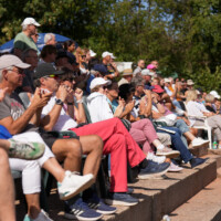 Applaus, Klatschen, Zuschauer / Fans / Publikum, Deutsche Tennis Mannschaftsmeisterschaft 2025 Herren 60, Ober-Mörlen, Ober-Mörler TC, 07.09.25